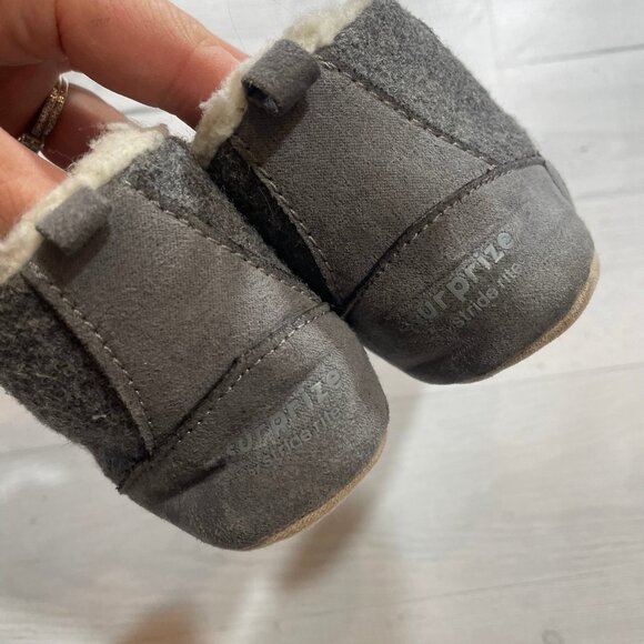 Stride rite infant soft sole grey boots 6-12 months - Picture 3 of 5